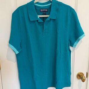 Vilebrequin Men's Teal Polo Shirt